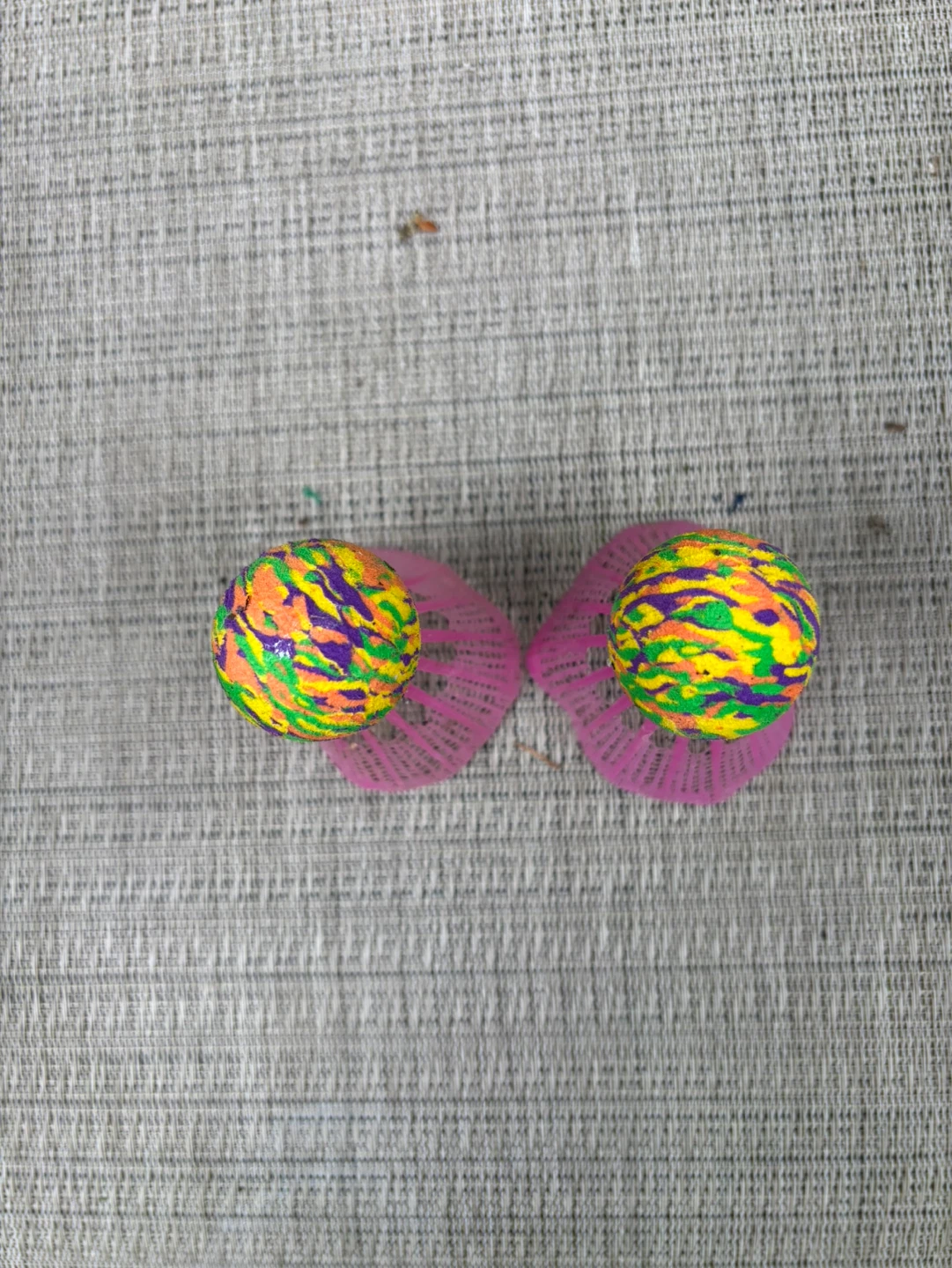 ⚽️2 Colorful Badminton Shuttlecocks - photo 2