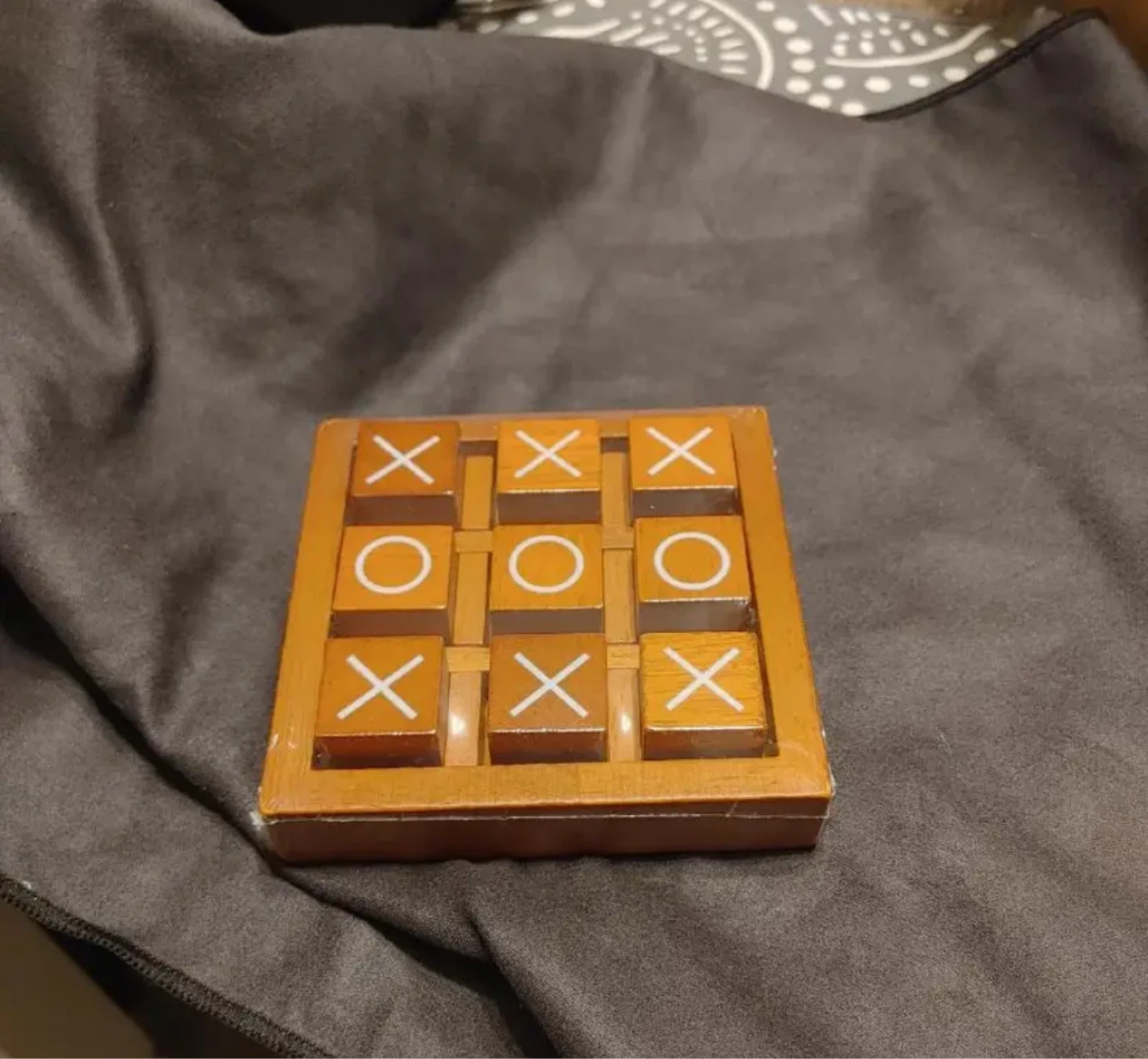Wooden Tic-Tac-Toe Game⚽️