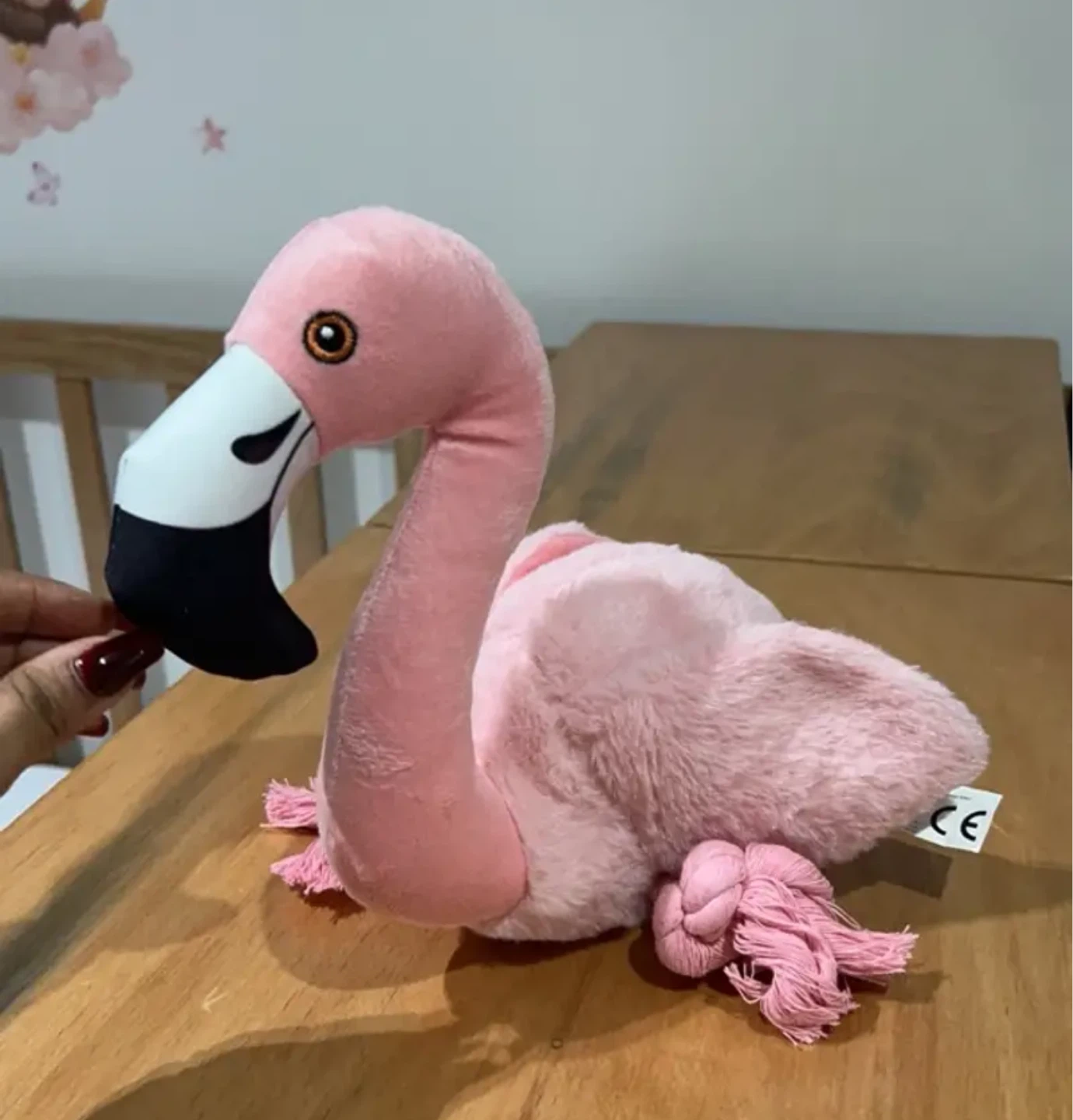 Pink Flamingo Plush Toy⚽️