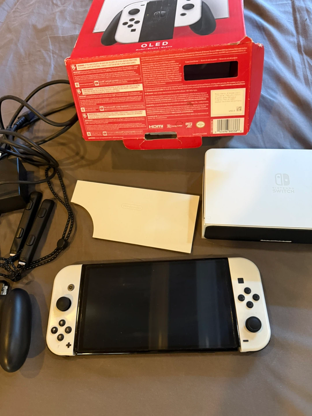 Nintendo Switch OLED Model Console - White