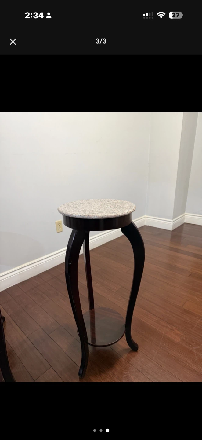 Marble Top Accent side Tables - photo 2