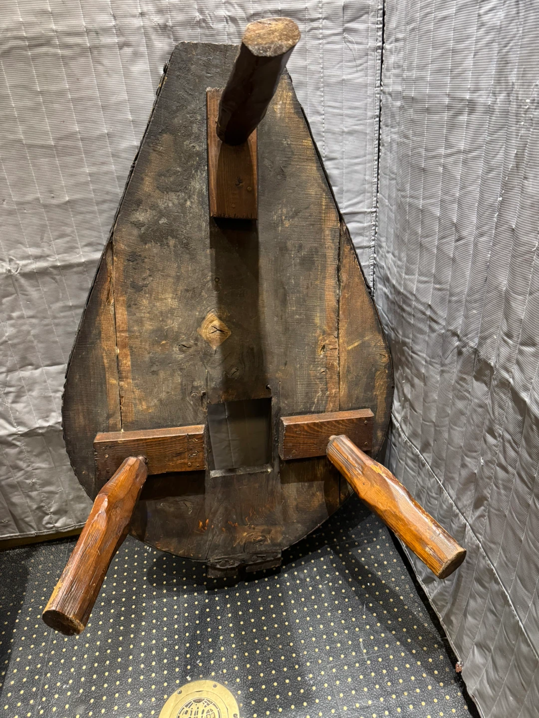 Antique Wooden Bellows Table ⚽️ - photo 4