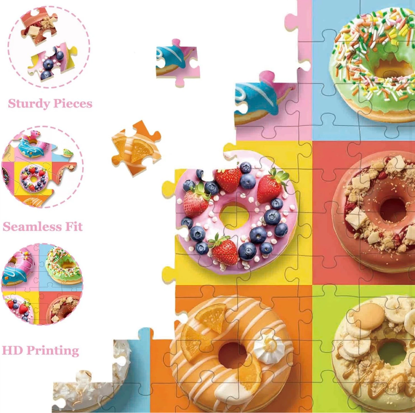 Puzzles for Kids Ages 4-6 6-8 8-10 Year Old, 4 Packs 100 Piece - photo 5