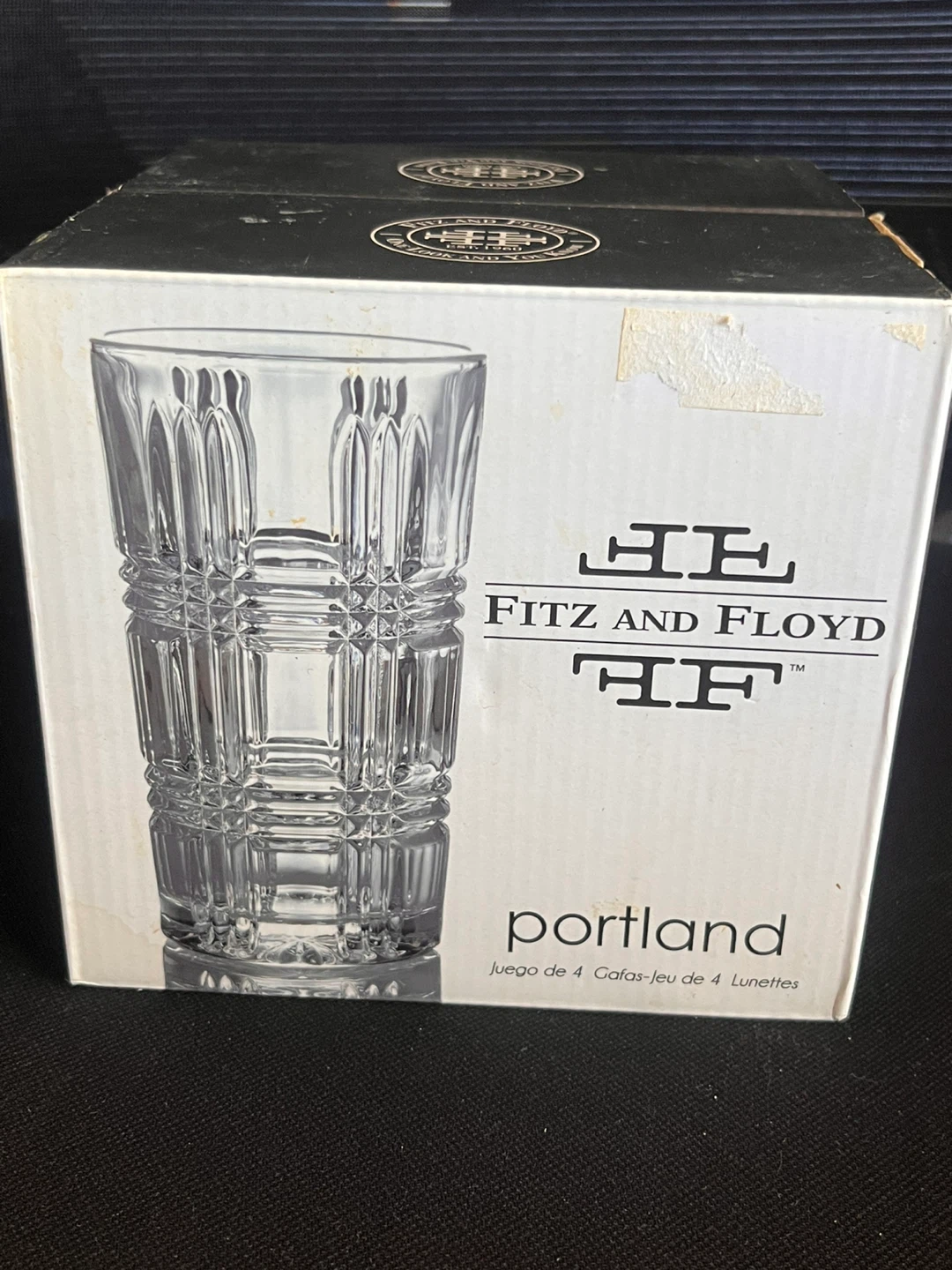 Fitz and Floyd Portland Set of 4 Hi-Ball Glasses - photo 2