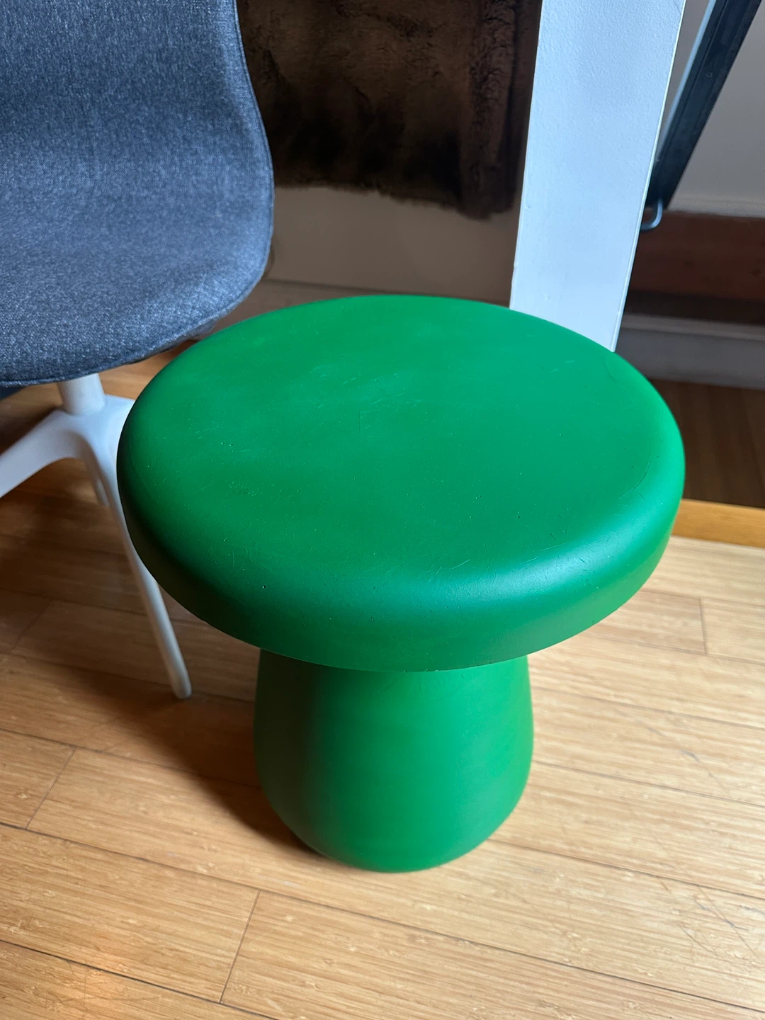 VINTAGE FIBREGLASS MCM MUSHROOM TABLE SIDE COFFEE ACCENT - photo 2