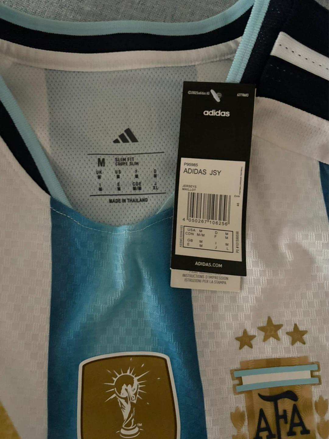 Adidas Argentina Messi 10 FIFA World Cup 2022 Jersey - photo 5