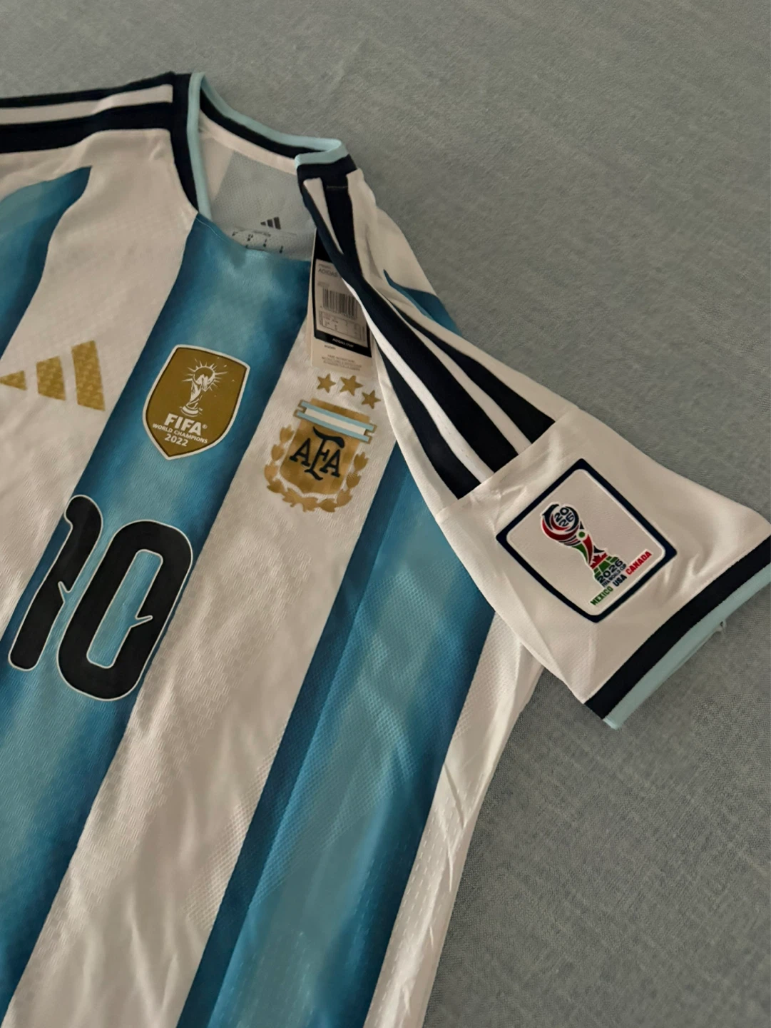 Adidas Argentina Messi 10 FIFA World Cup 2022 Jersey