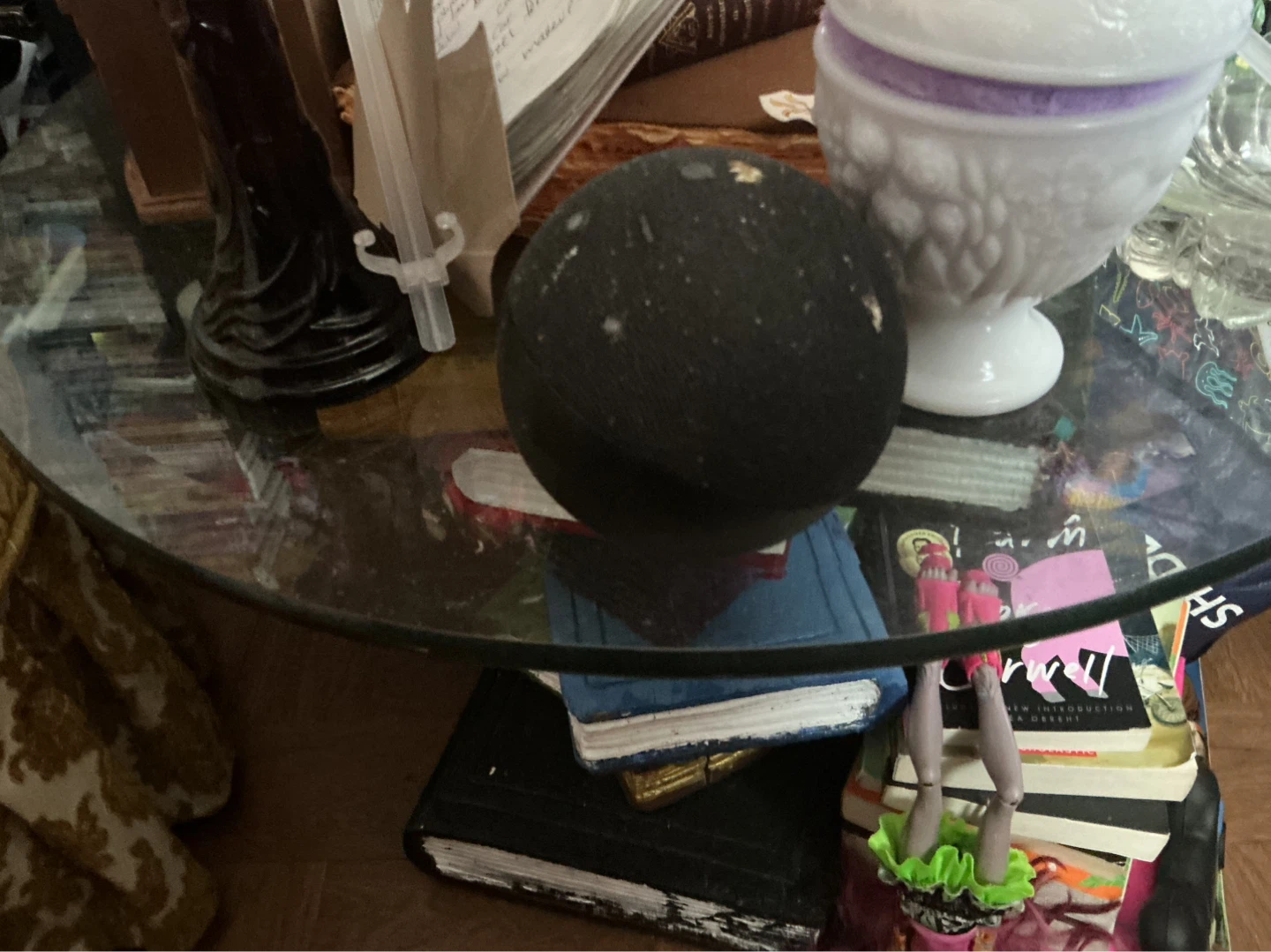 Black Decorative Sphere ⚽