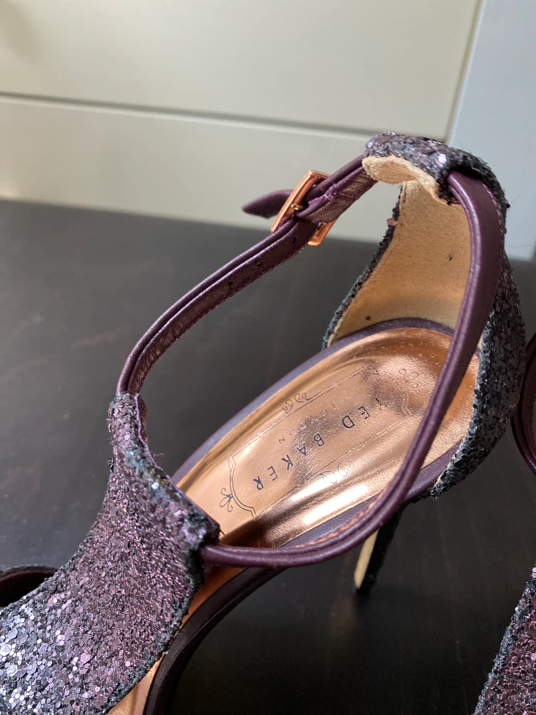 Ted Baker London Leather Glitter Heels - Size 37 - photo 5