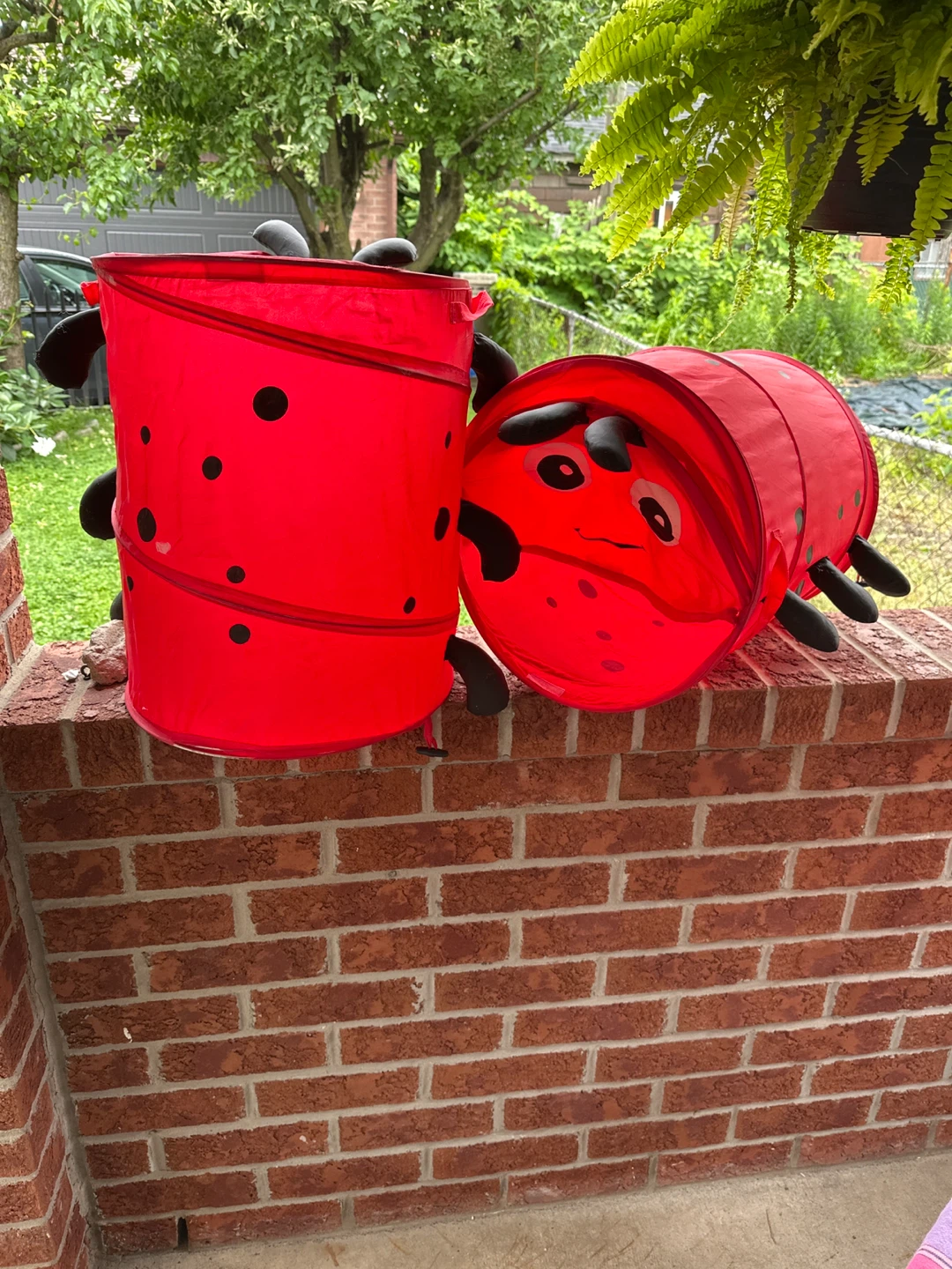 Ladybug Pop-Up Toy Tunnel / Storage Bin