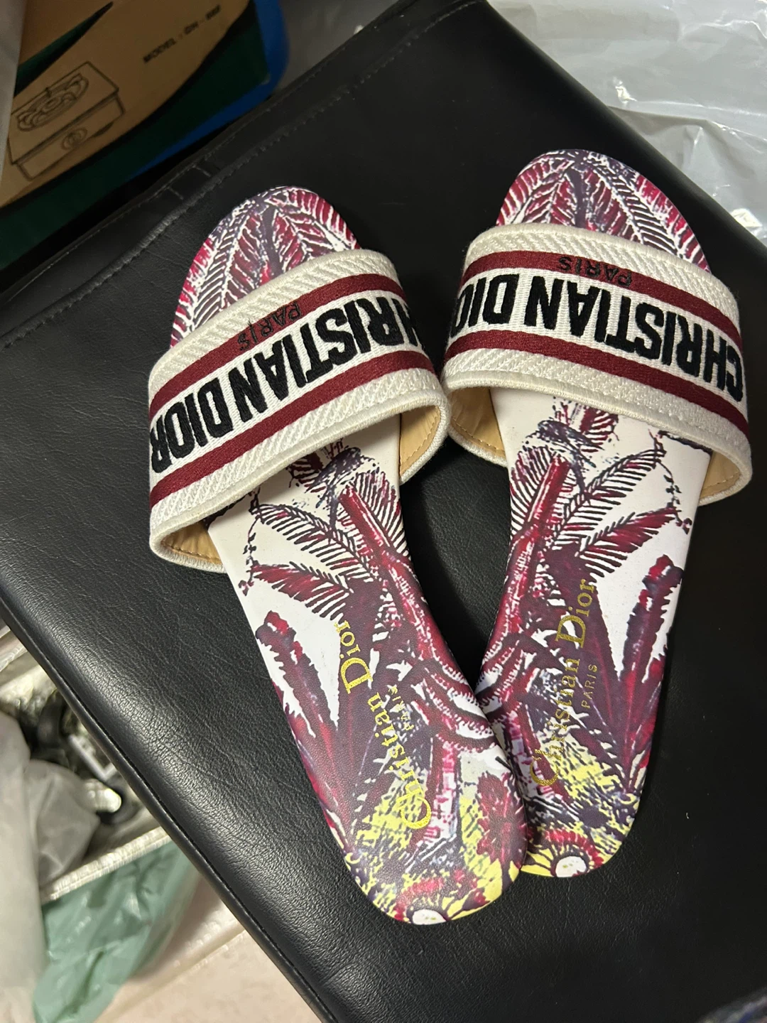 Christian Dior Women's Slides Size 38