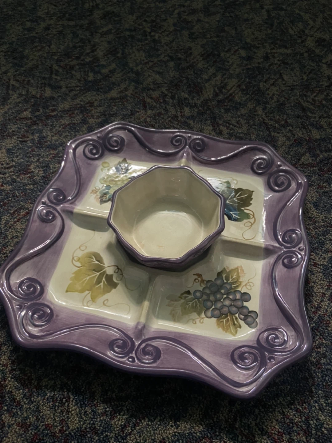 Merlot Collection 5-Piece Chip and Dip Set