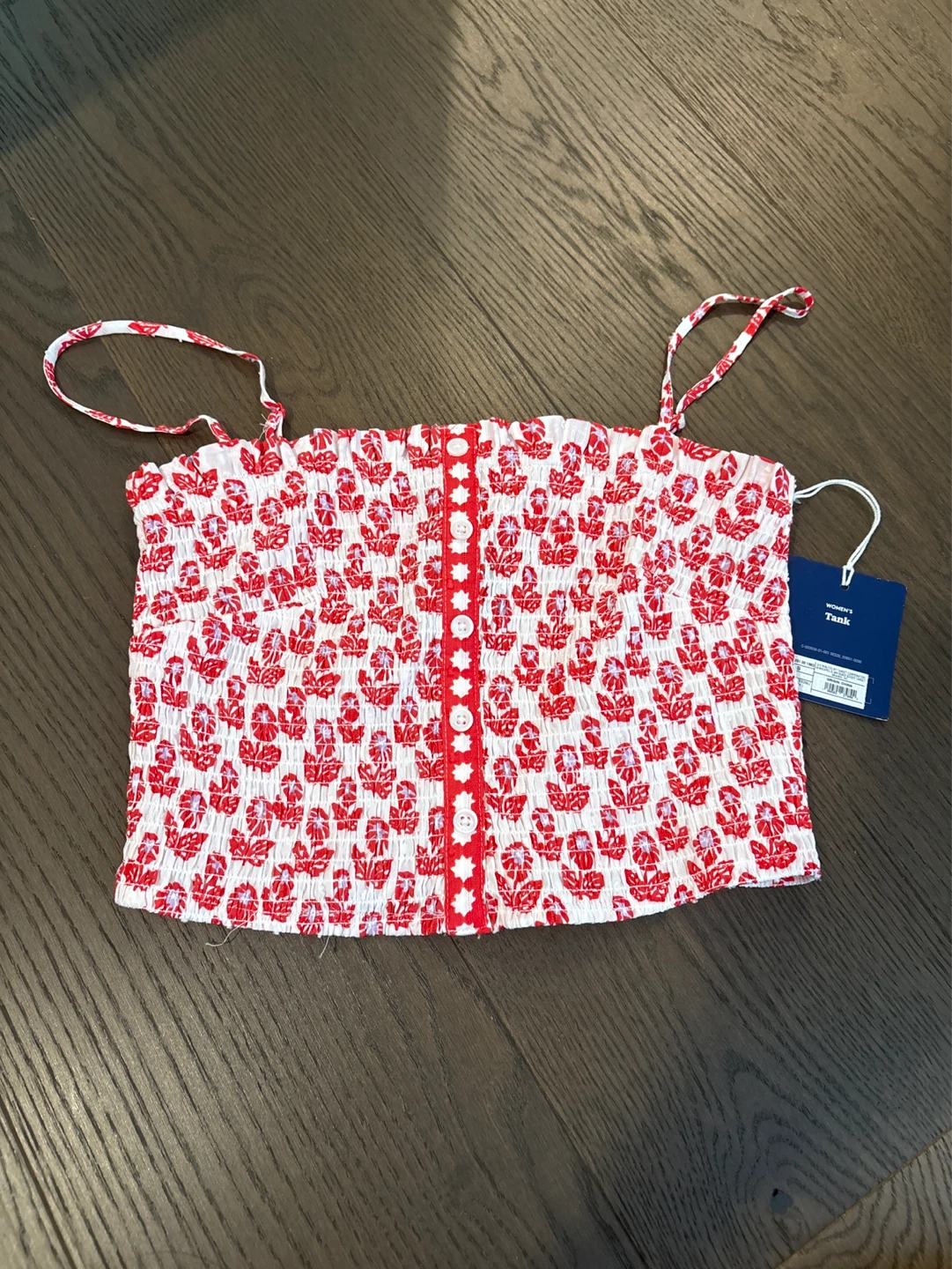Roller rabbit smocked top