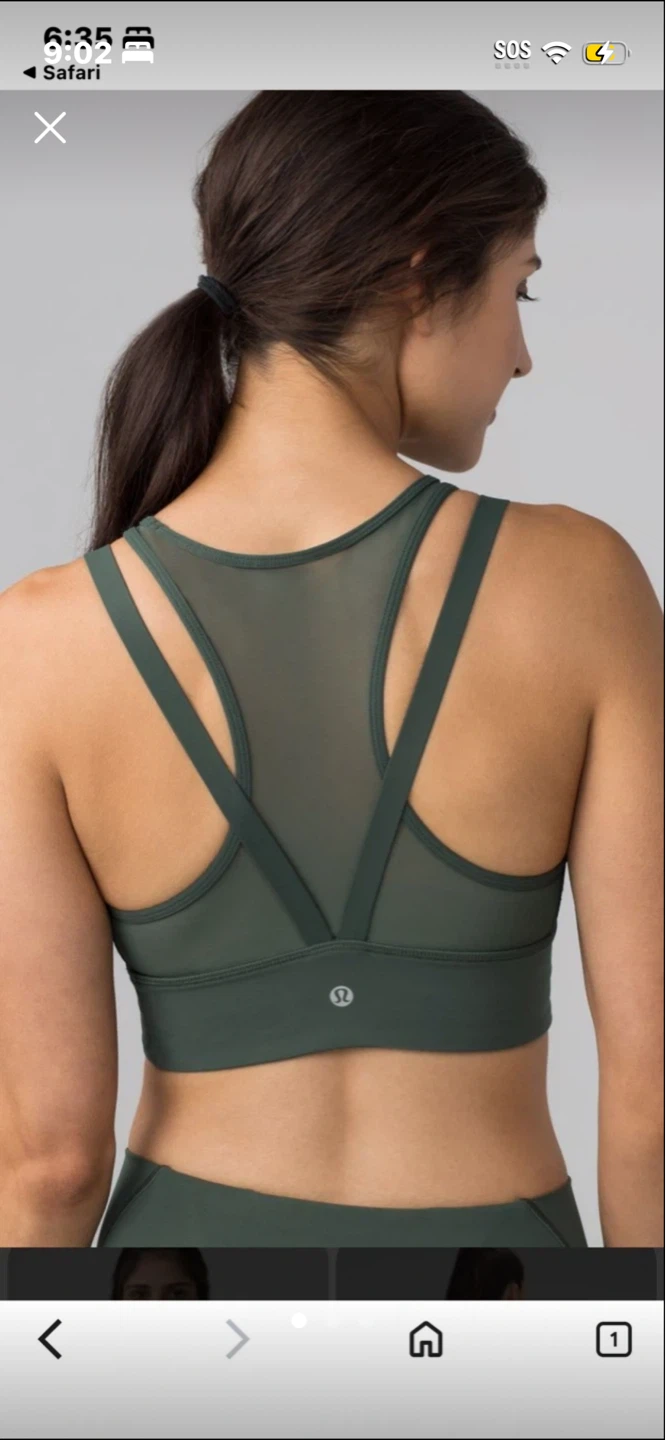 Lululemon Sports Bra - Green size 6