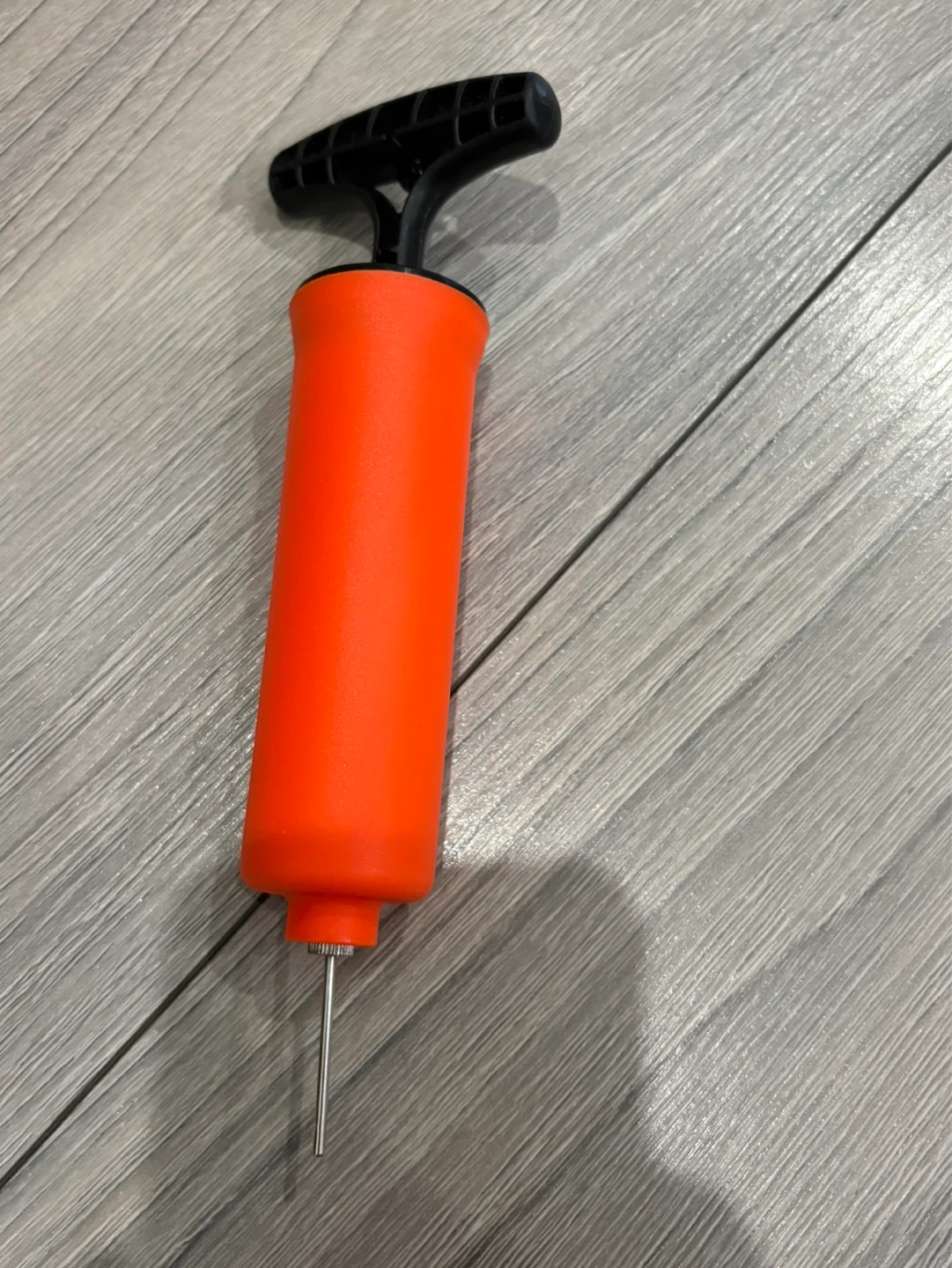 Orange Manual Ball Pump with Needle