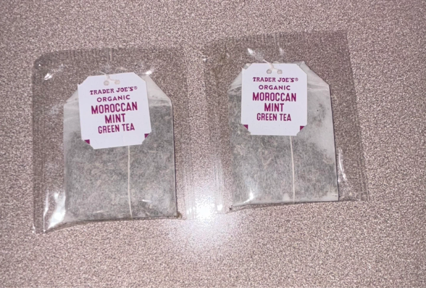 ⚽️Trader Joe's Organic Moroccan Mint Green Tea Bags