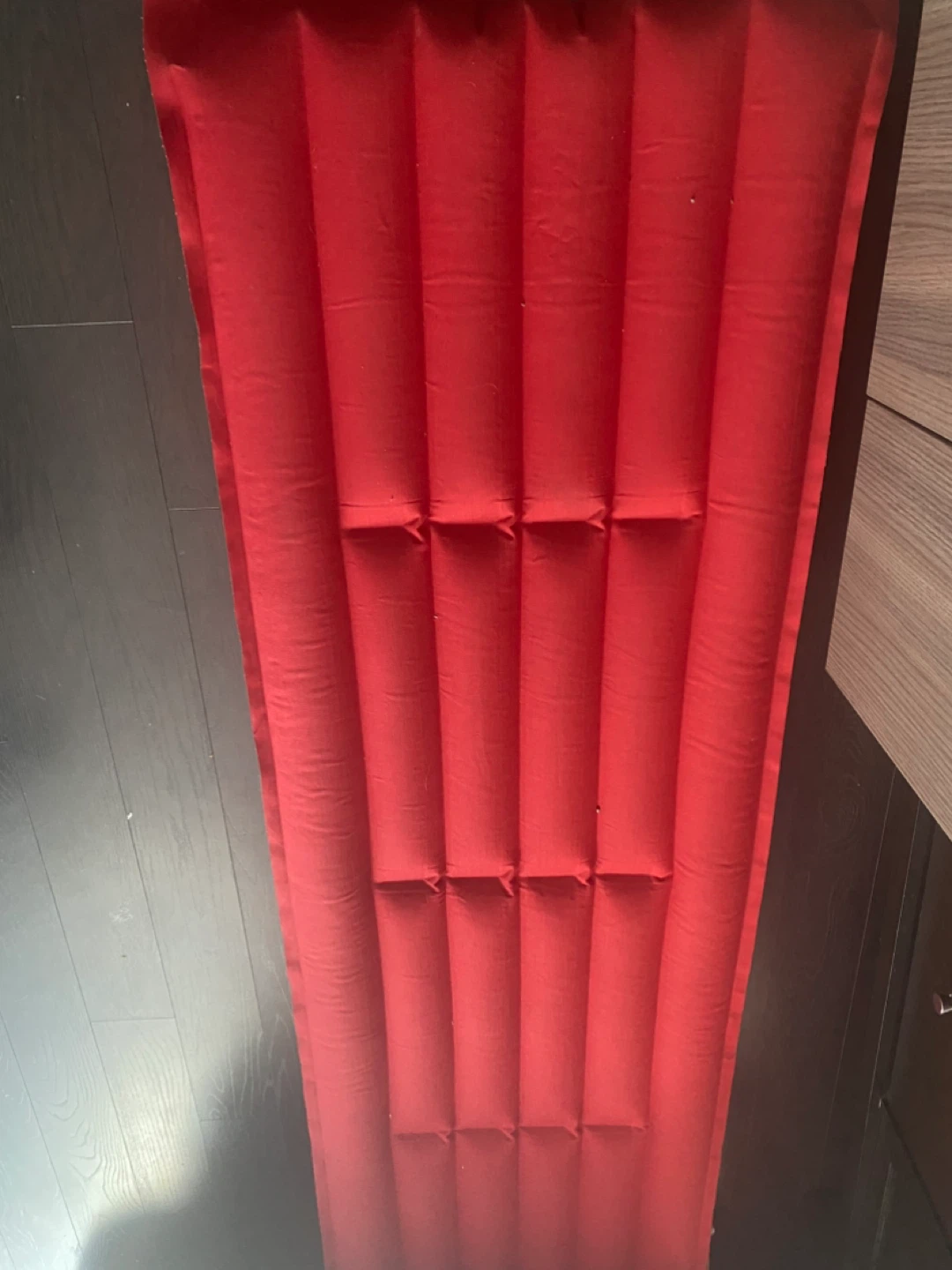 Red Padded Camping Sleeping Pad with Pattern - photo 2