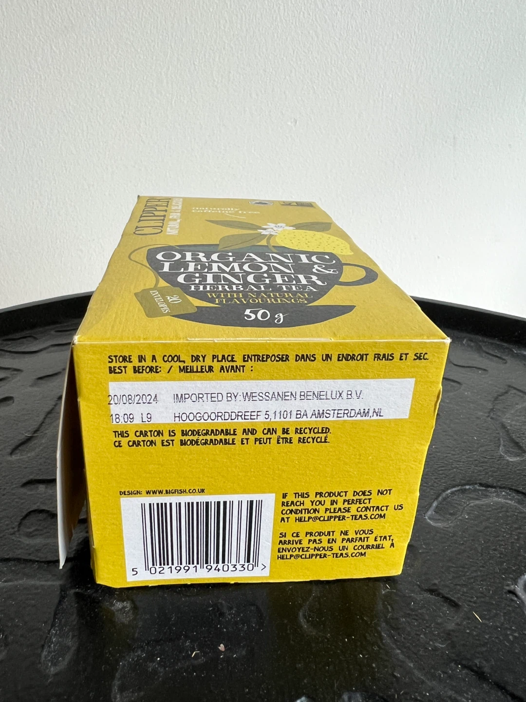 Organic Lemon & Ginger Herbal Tea - photo 3