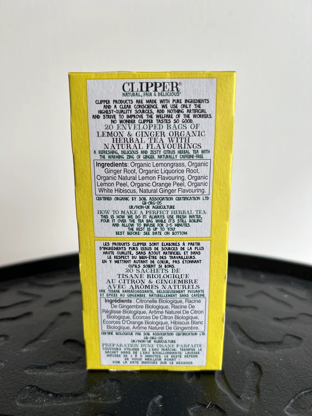 Organic Lemon & Ginger Herbal Tea - photo 2