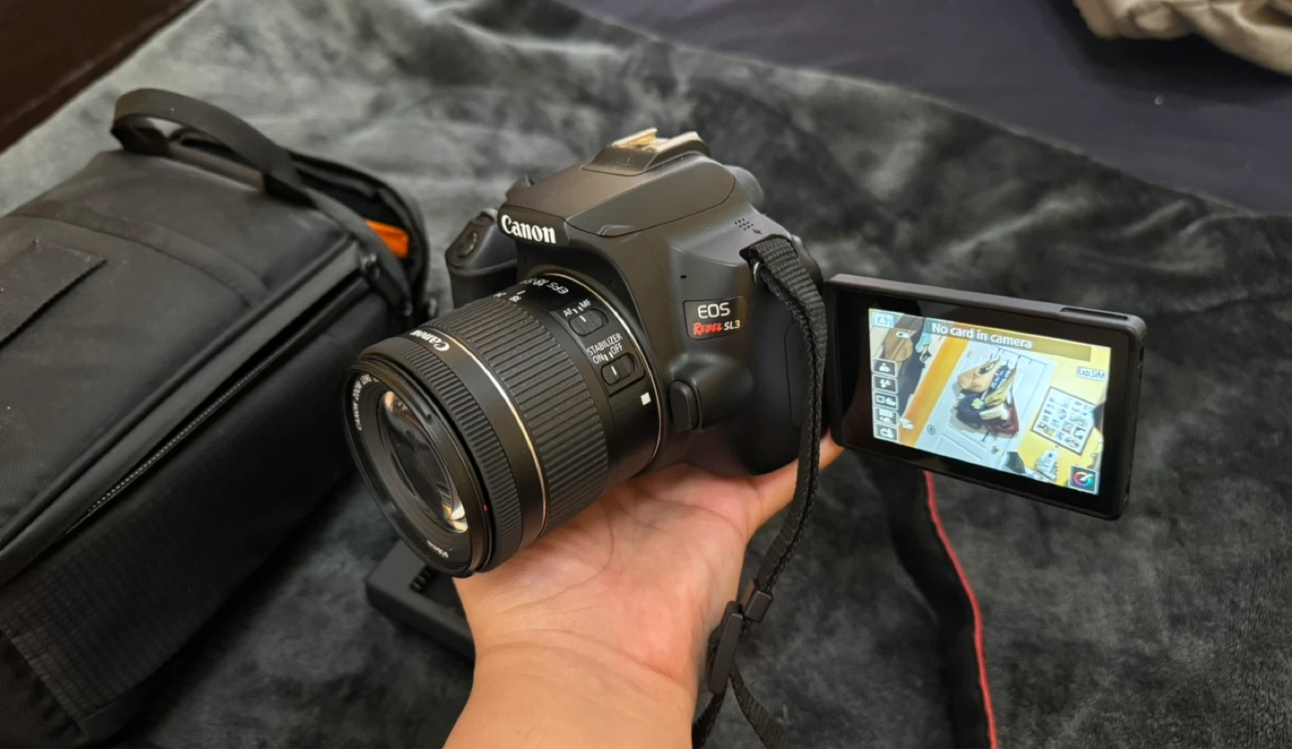 Canon EOS Rebel SL3 DSLR Camera