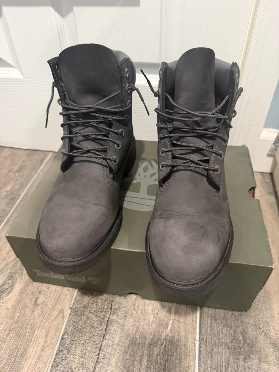 Timberland Gray Waterproof Boots - Men's US 9