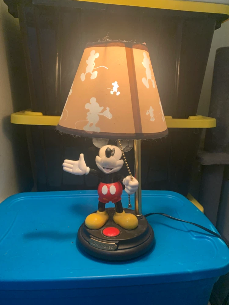 Talking Mickey Mouse table lamp - photo 3