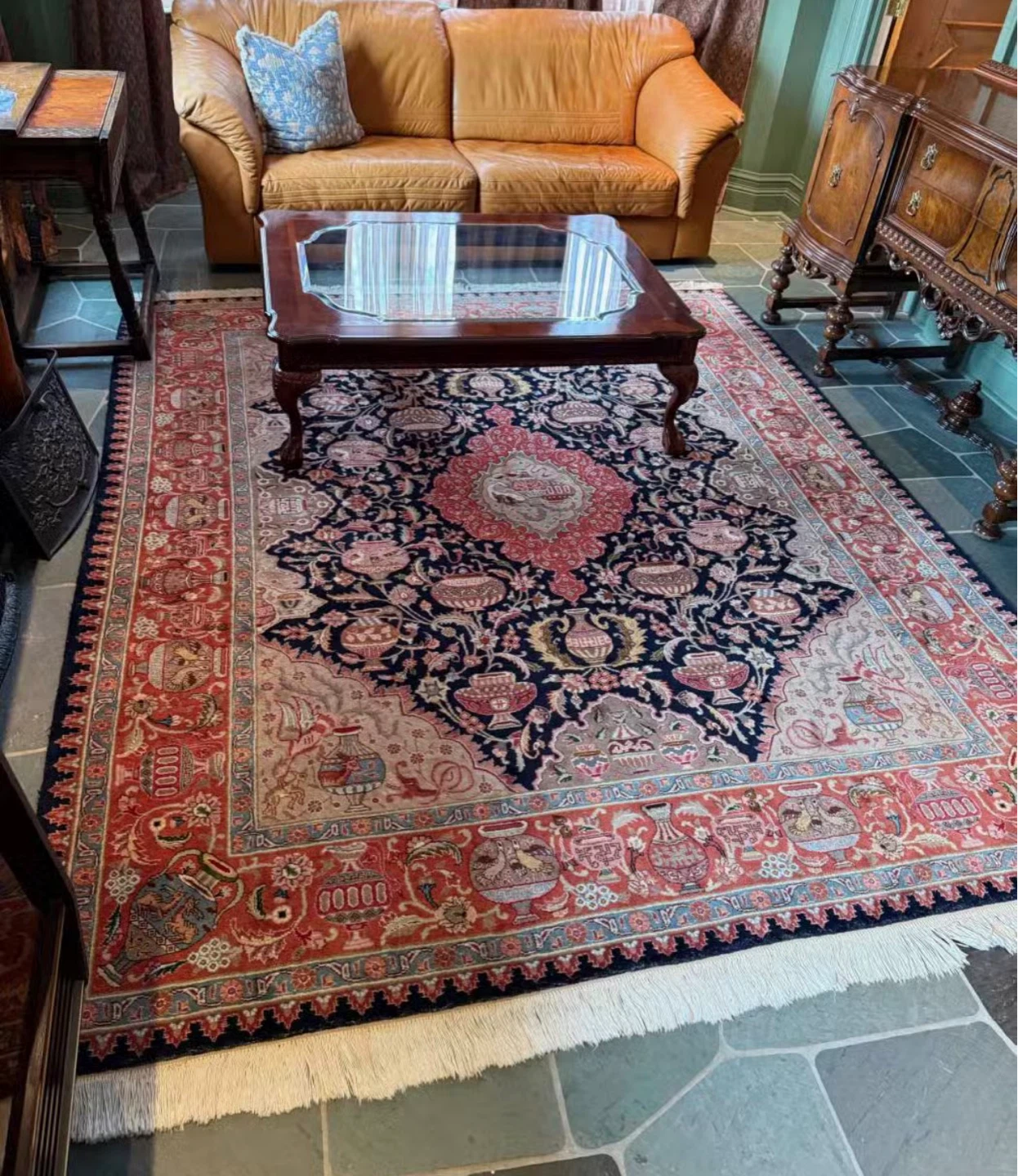 Farshe Tabriz Handmade Wool Rug - photo 2