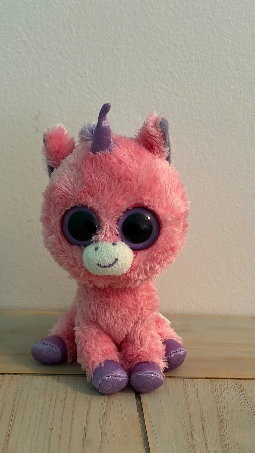 Ty Beanie Boos Magic the Pink Unicorn ⚽️