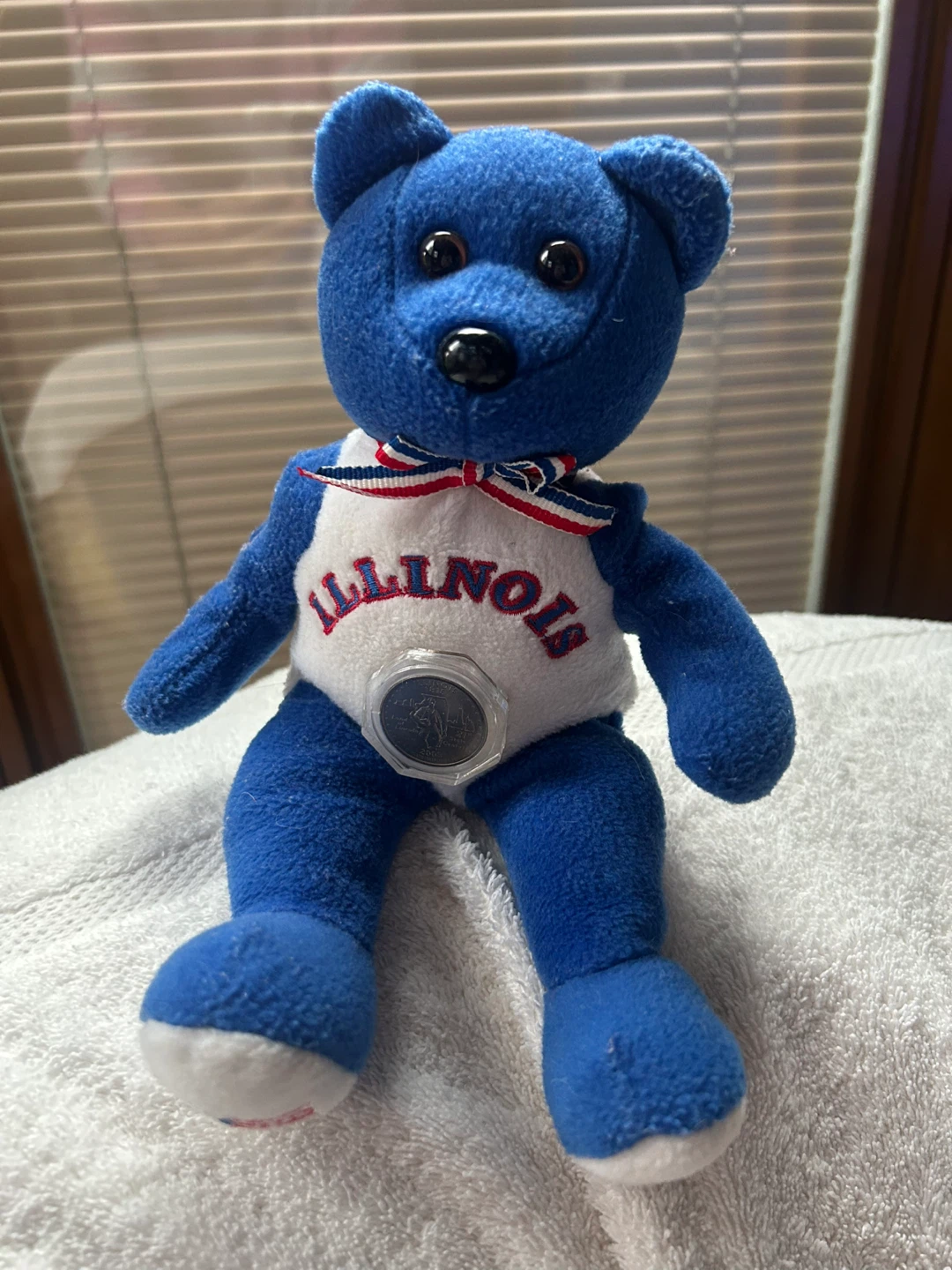 2003 Limited Treasures Illinois State Quarter Coin Bear