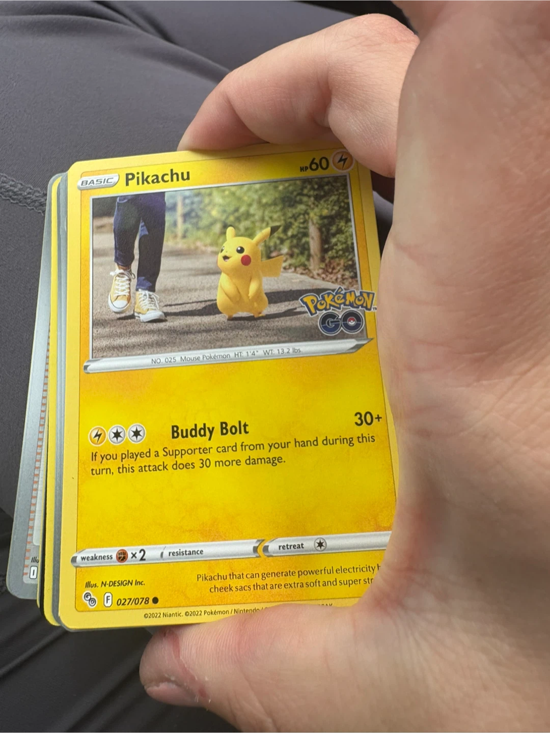 Pokemon Trading Card - Pikachu - photo 2