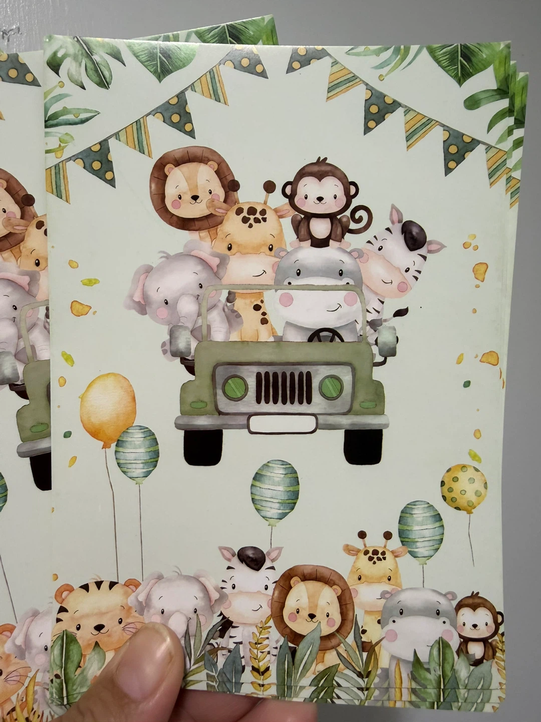 ⚽️ Safari Animal Birthday Party Invitations ⚽️ - photo 2