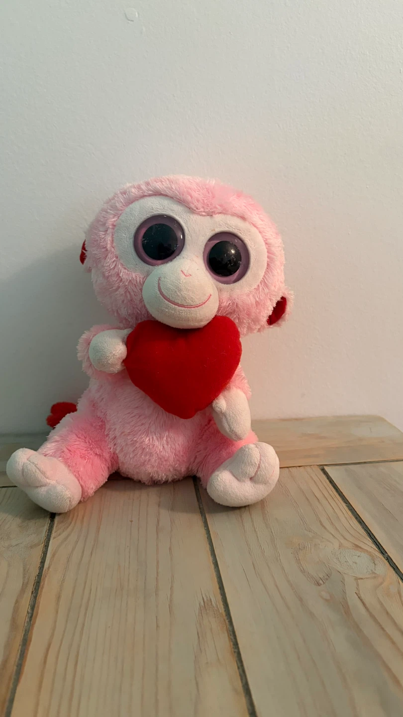 Ty Beanie Boos Julep the Pink Monkey ⚽️