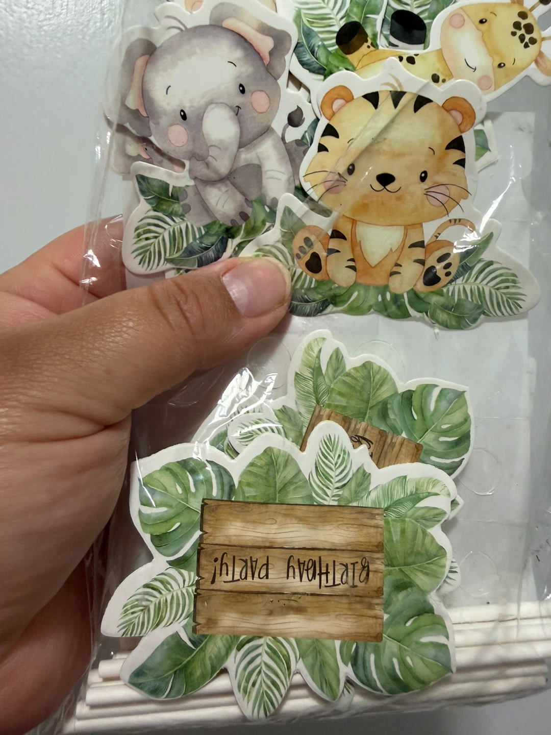 ⚽️ Safari Animal Birthday Party Cake Toppers ⚽️