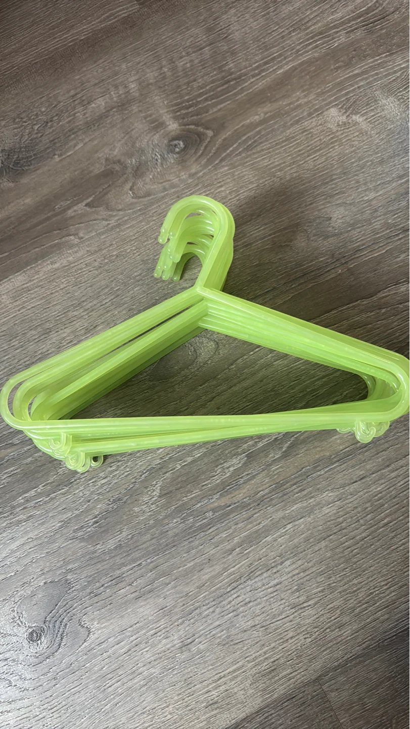 Set of 60 Plastic Clothes Hangers (Mixed Colors) - photo 3