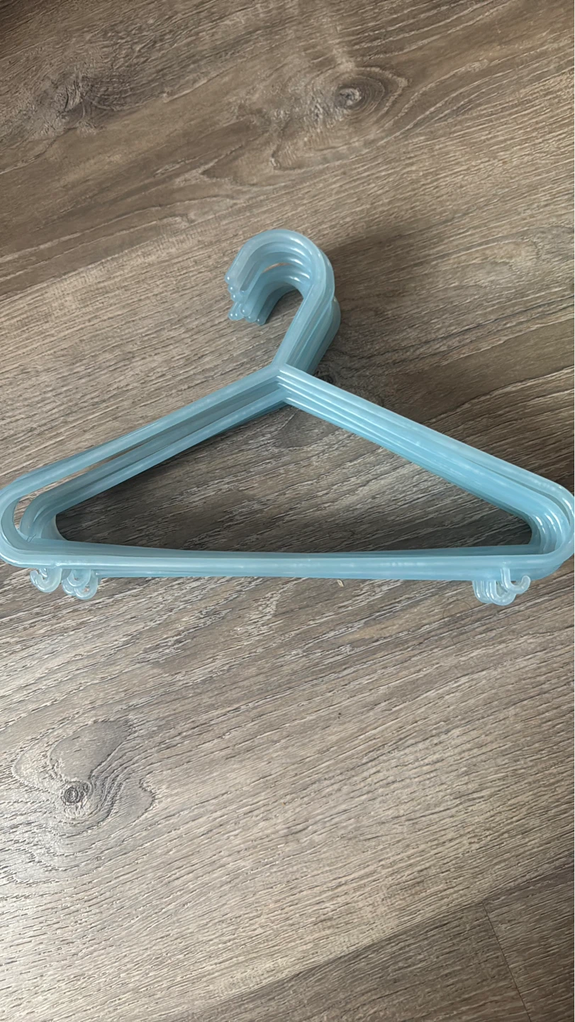 Set of 60 Plastic Clothes Hangers (Mixed Colors) - photo 4