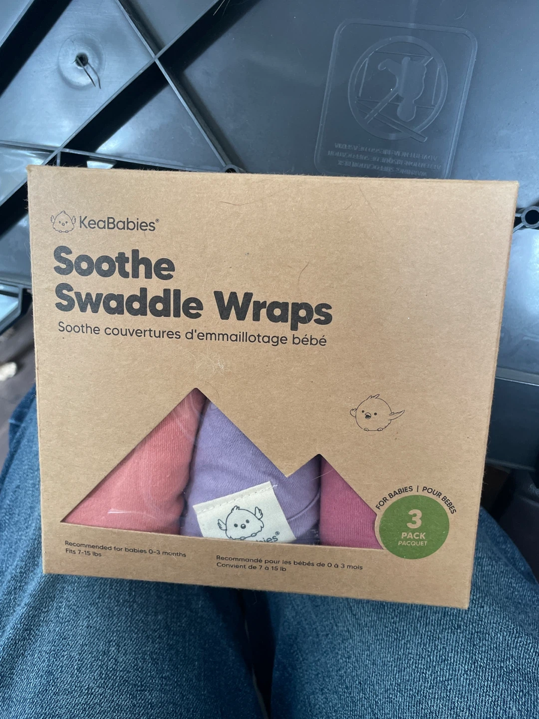 ⚽️ KeaBabies Soothe Swaddle Wraps - 3 Pack