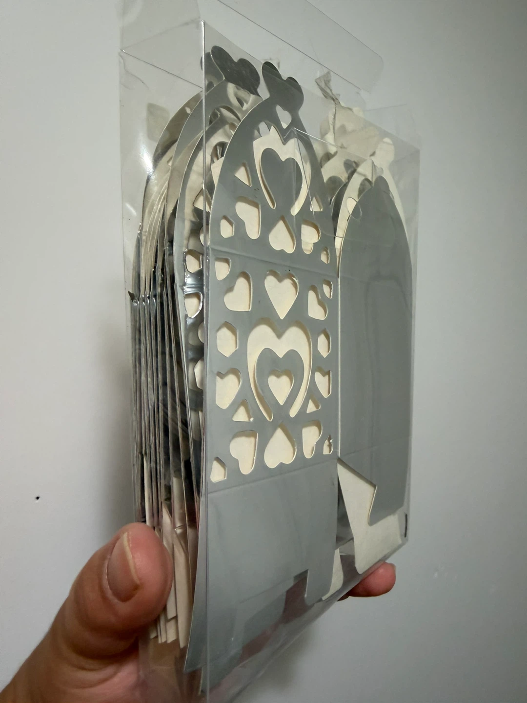 Silver Heart Treat Boxes (Set of 6) - photo 2