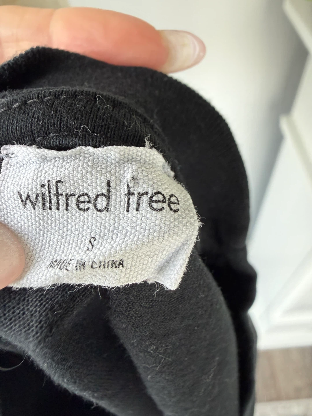⚽️Aritzia Wilfred Free Black T-Shirt Size S - photo 3
