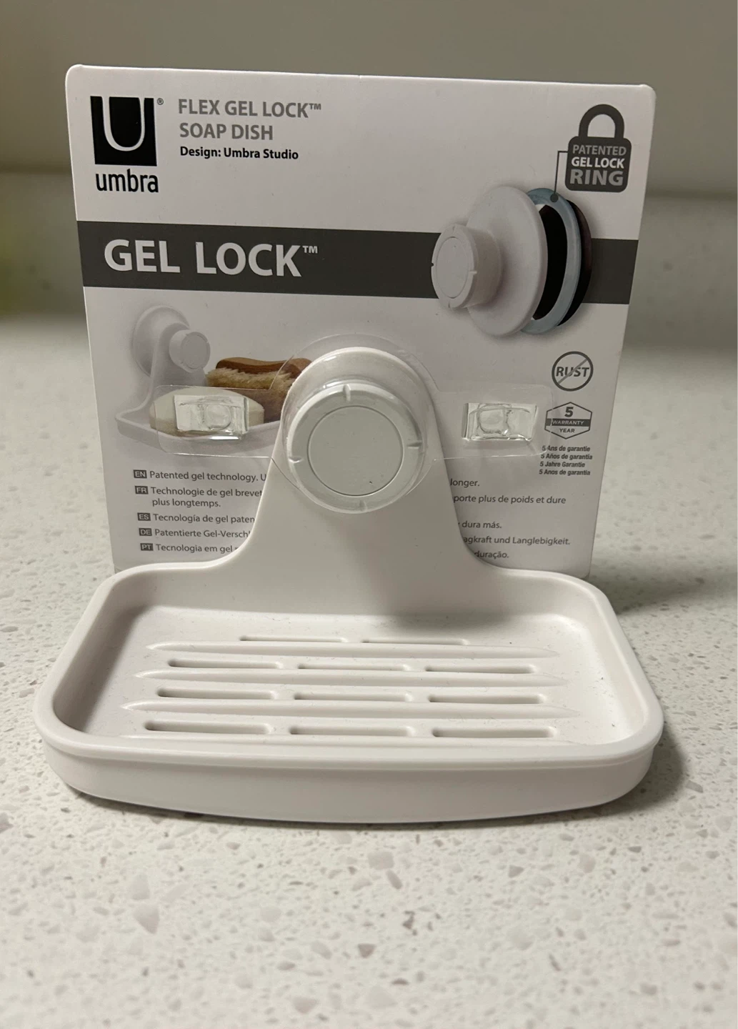 Umbra Flex Gel Lock Soap Dish