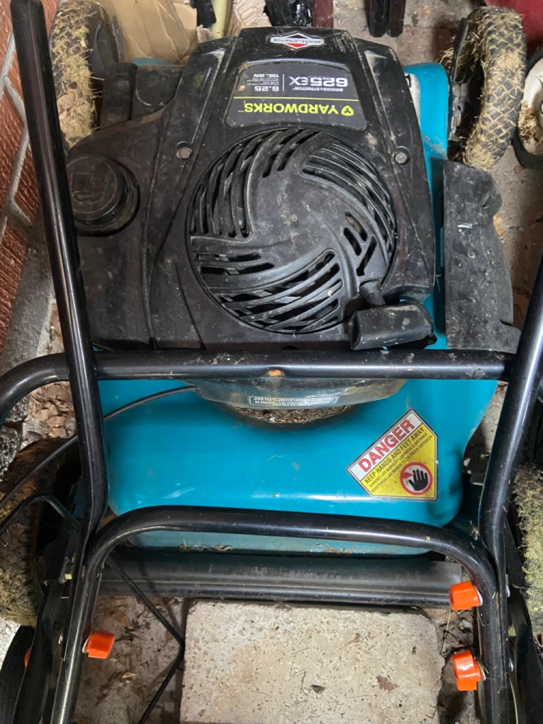 Yardworks 6.25 EX Push Mower broken