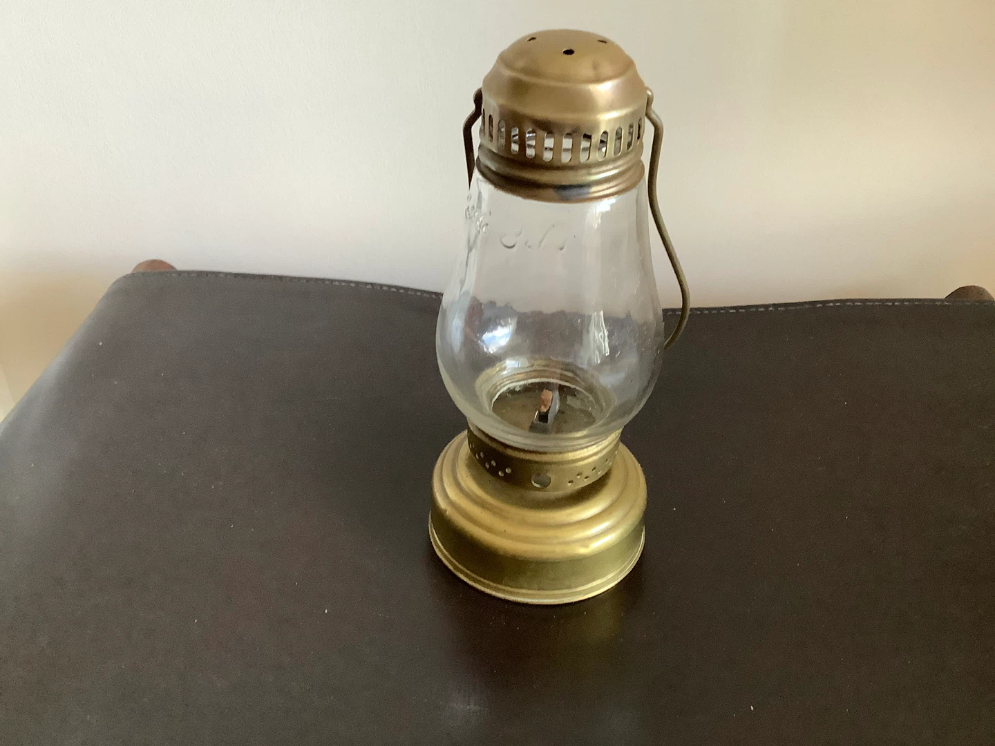 Antique “Little Bobs” Brass Skating Oil/Kerosene Lantern 🐞