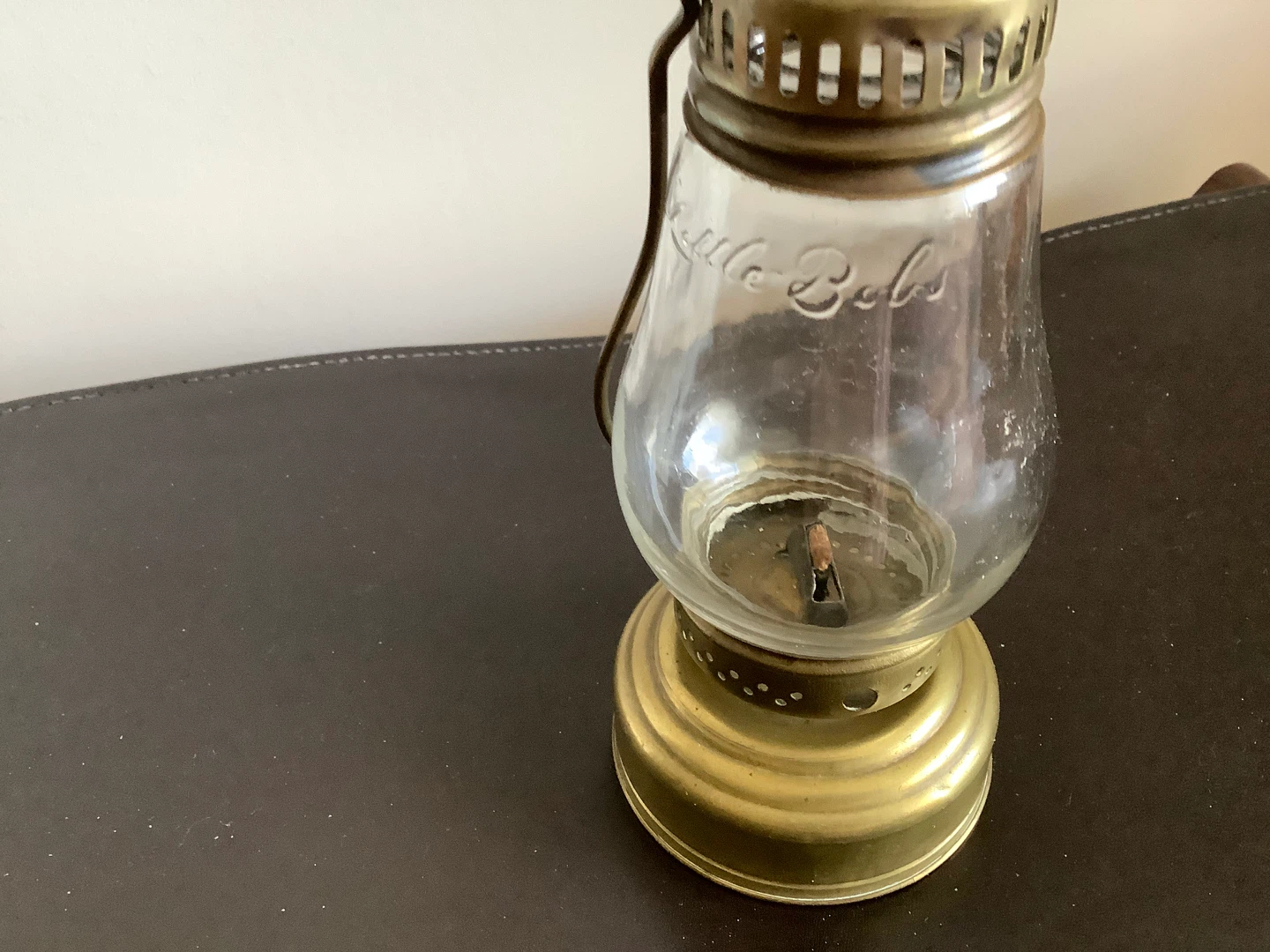 Antique “Little Bobs” Brass Skating Oil/Kerosene Lantern 🐞 - photo 2