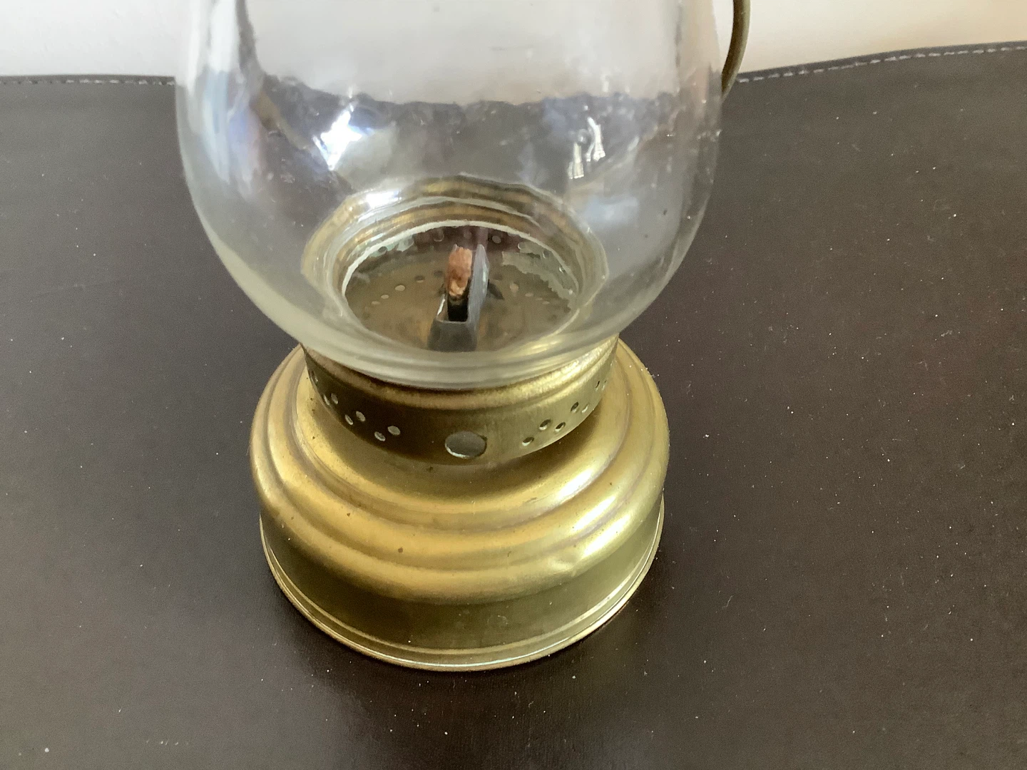 Antique “Little Bobs” Brass Skating Oil/Kerosene Lantern 🐞 - photo 4