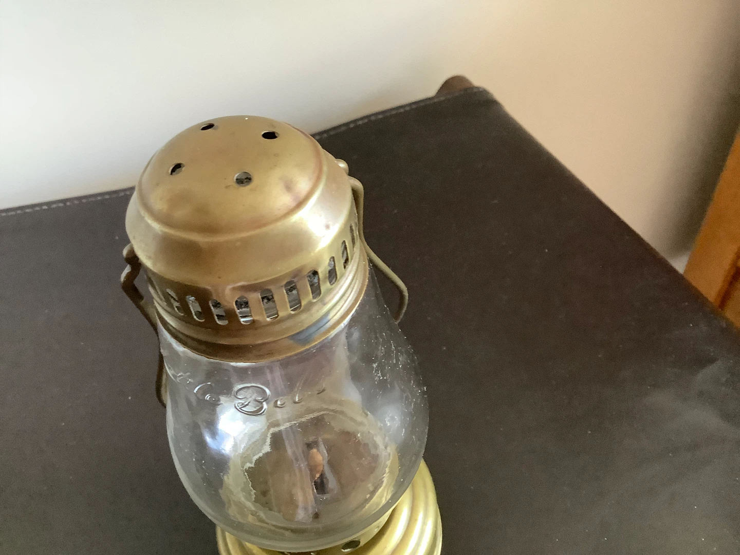 Antique “Little Bobs” Brass Skating Oil/Kerosene Lantern 🐞 - photo 5