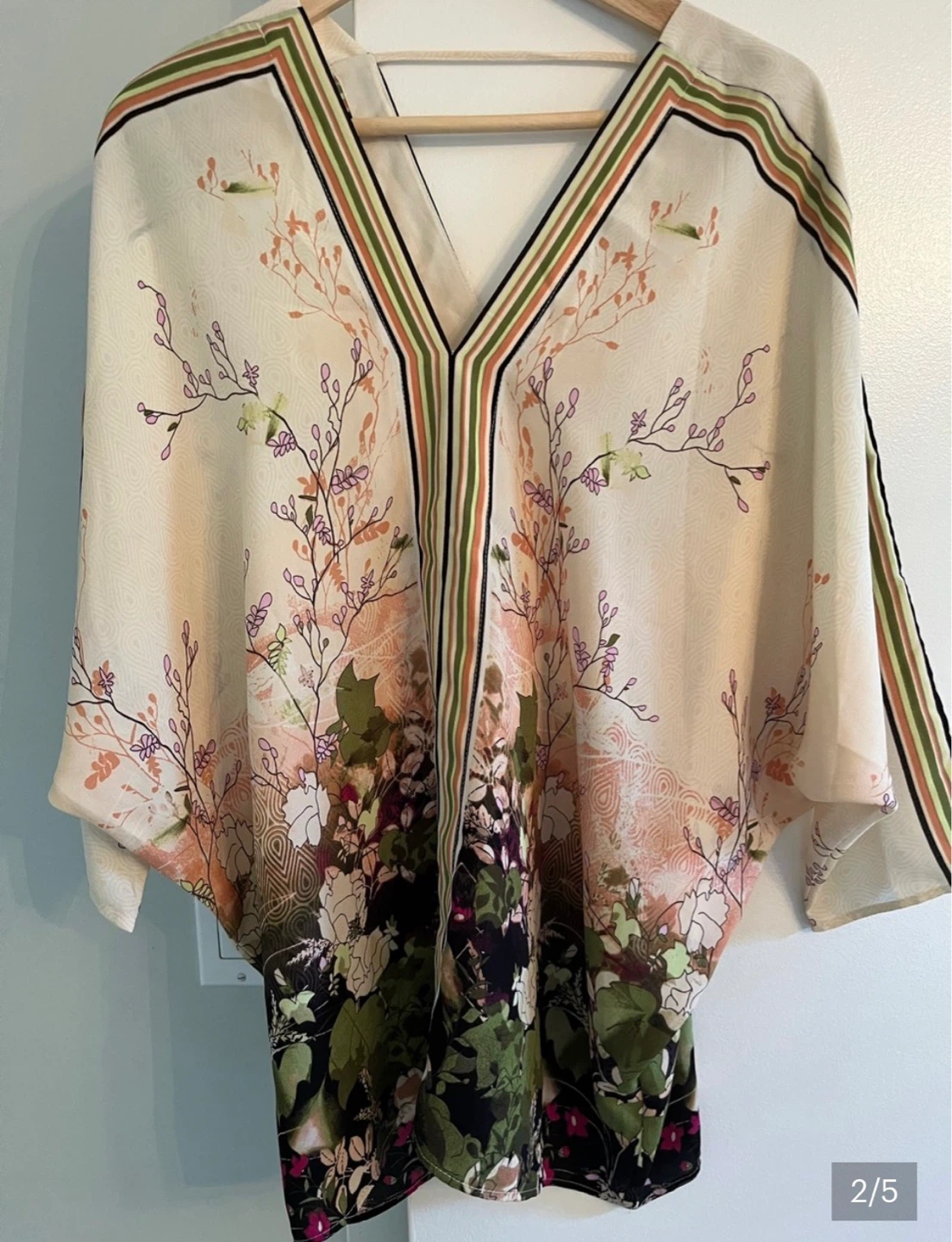 Floral Kimono Top ⚽ - photo 2