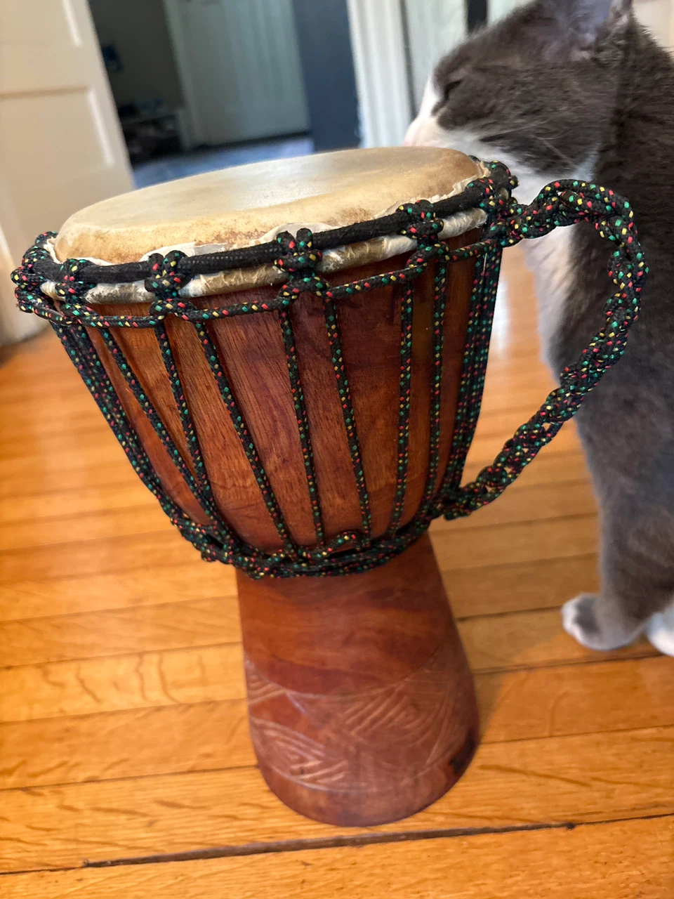 Wooden Djembe Drum - photo 2