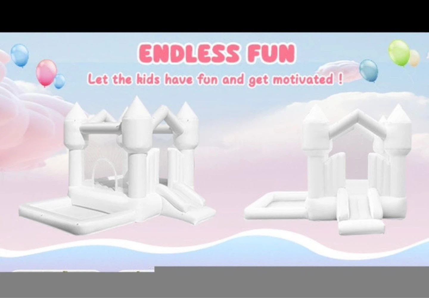 Jumping Bouncy Castle with Slide for Kids Birthday Party - photo 5