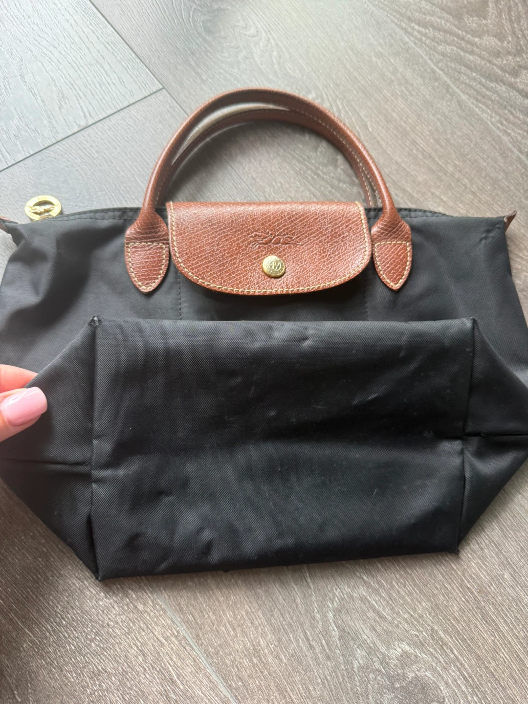 Longchamp Paris Le Pliage model S black - photo 2