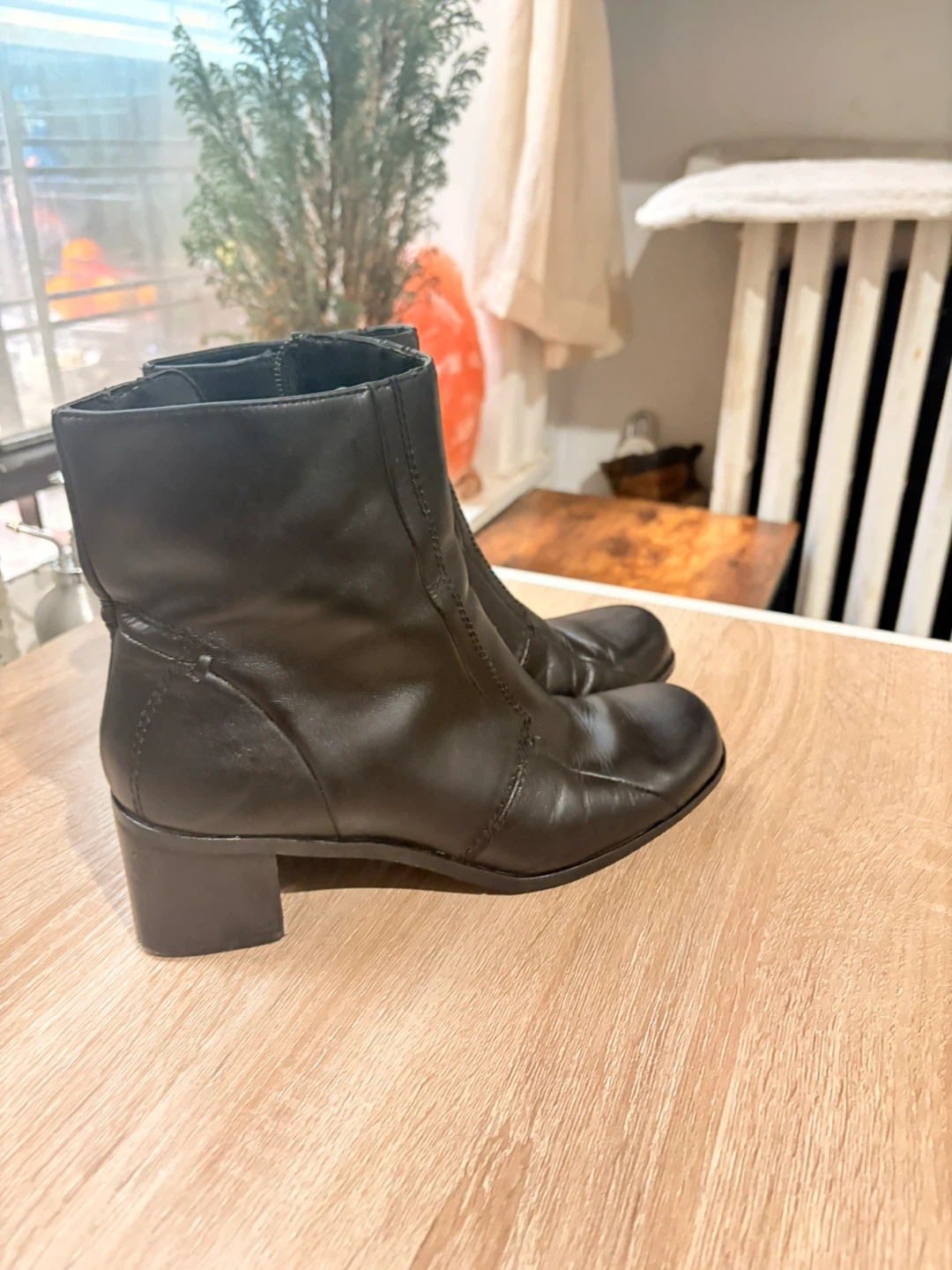 Black Ankle Boots - Size 8M - photo 4