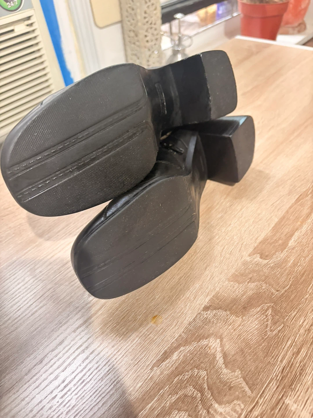 Black Ankle Boots - Size 8M - photo 3
